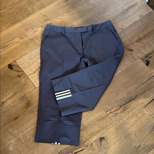 Adidas Women Gray Clima Cool  Golf Pants with Stripes size 12 NWOTS